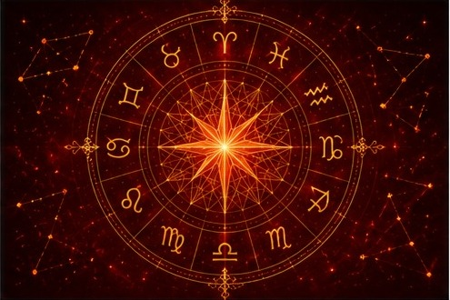 Celestial astrology zodiac chart